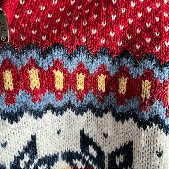Vintage Liz Claiborne Nordic 1/4 zip sweater M - Picture 11 of 11